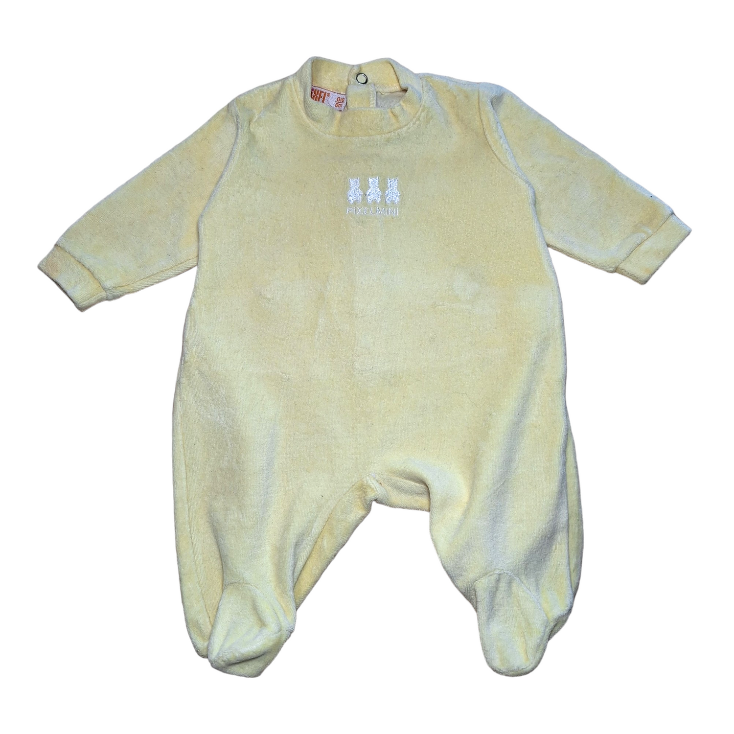 Fluwelen romper pyjama PixelMINI -0M newborn