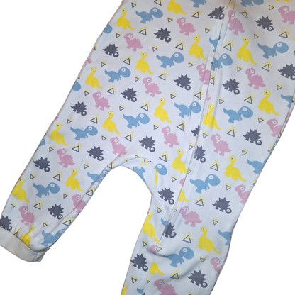 Onsie with dinosaurs - 12M