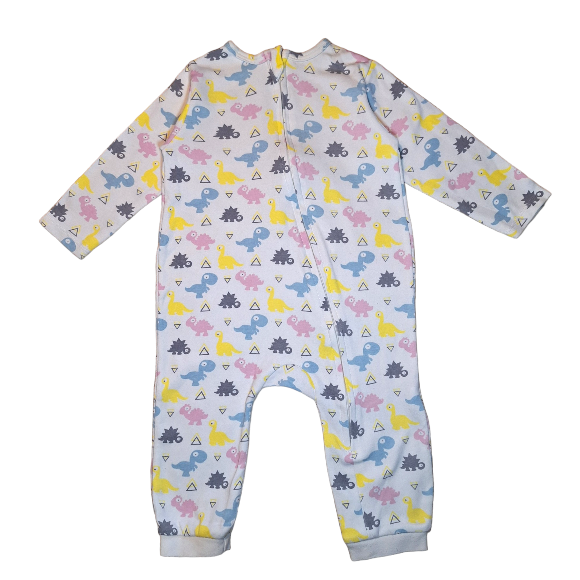 Onsie with dinosaurs - 12M
