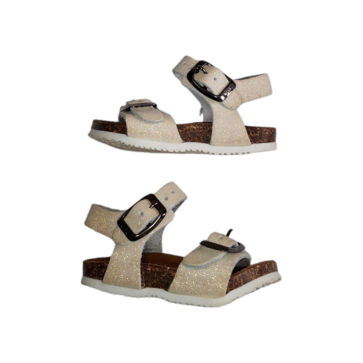 Sandalen met glitters en gespen - 19