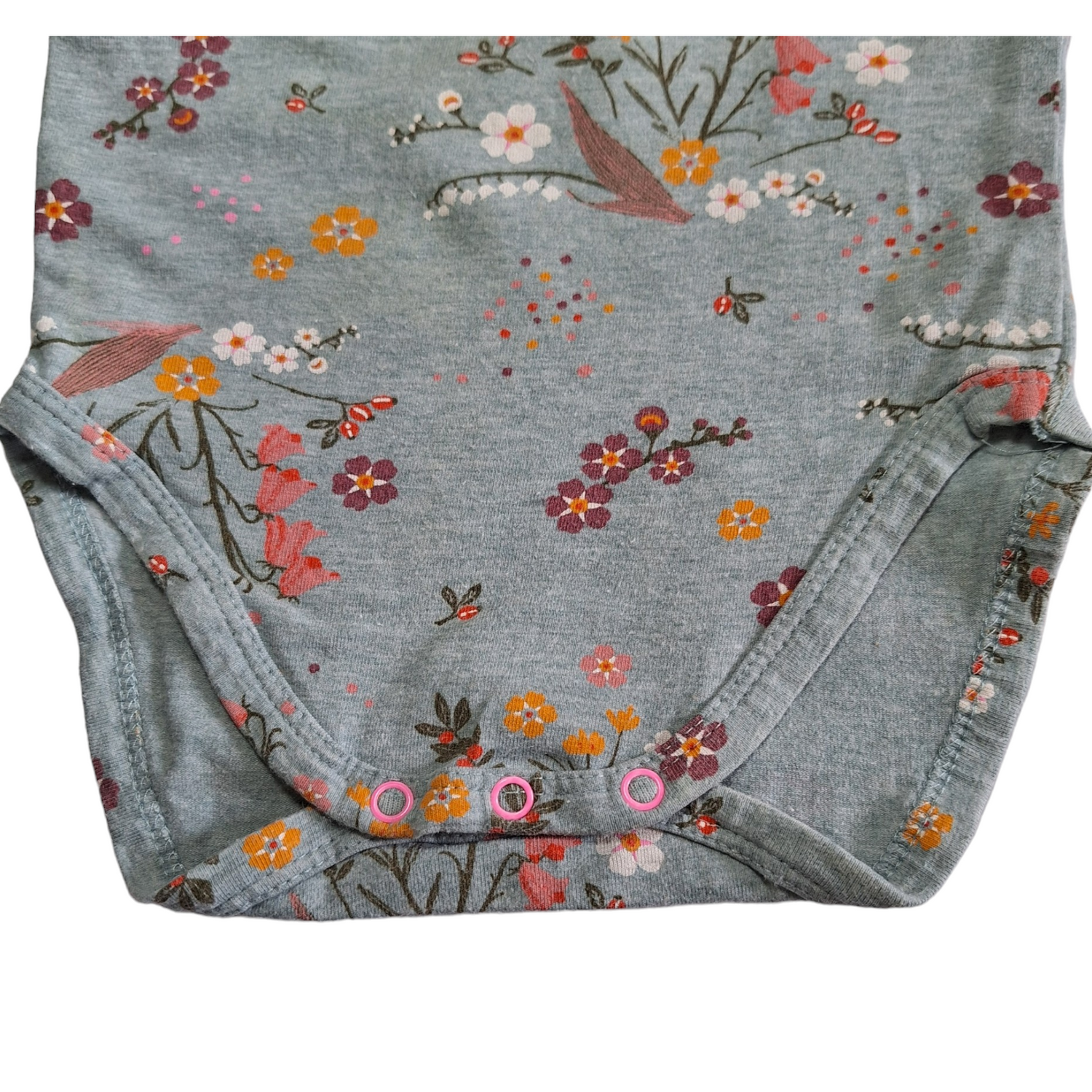 Rompers with flowers - 74/80CM