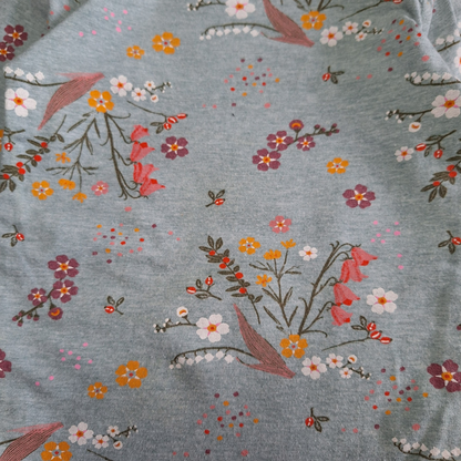 Rompers with flowers - 74/80CM