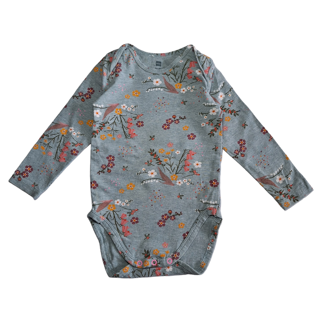 Rompers with flowers - 74/80CM