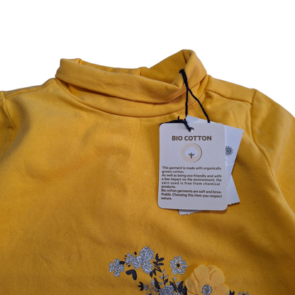 Coltrui met lange mouwen met vos en bloemen - 9/12M