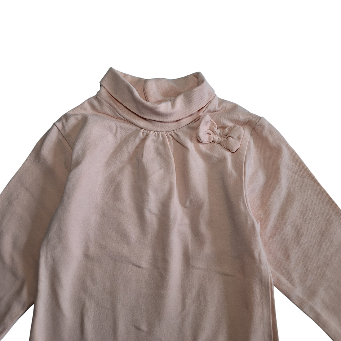 Turtleneck long sleeves shirt with bow - 9M