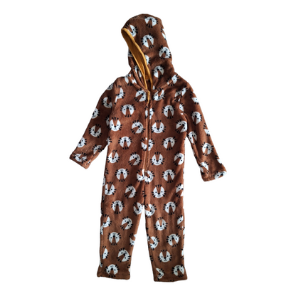 Teddy pyjama onesie met leeuwen - 98/107CM