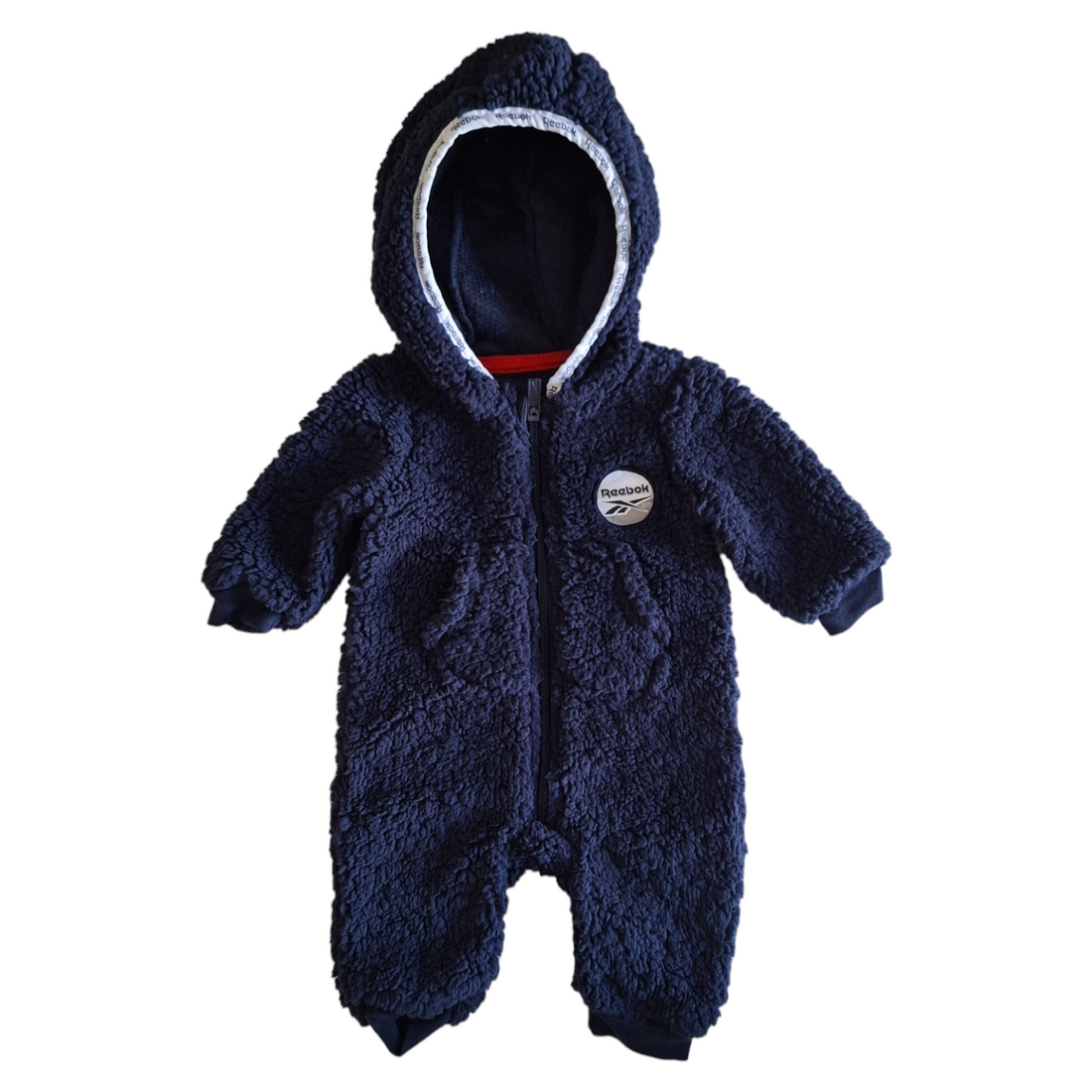 Hooded sherpa coverall - 3/6M