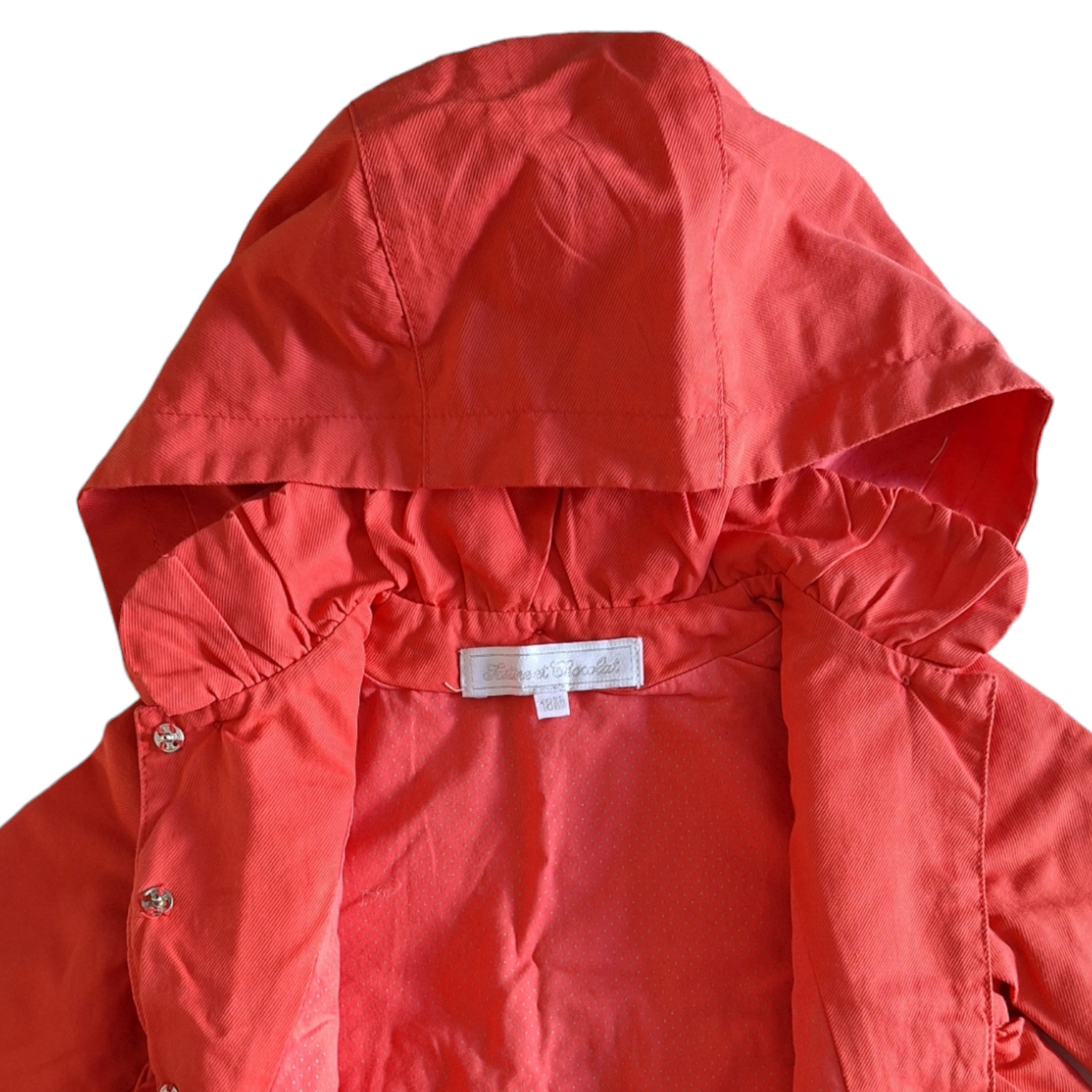 Tartine et Chocolat Trench Coat (18M) - Removable Hood - Preloved