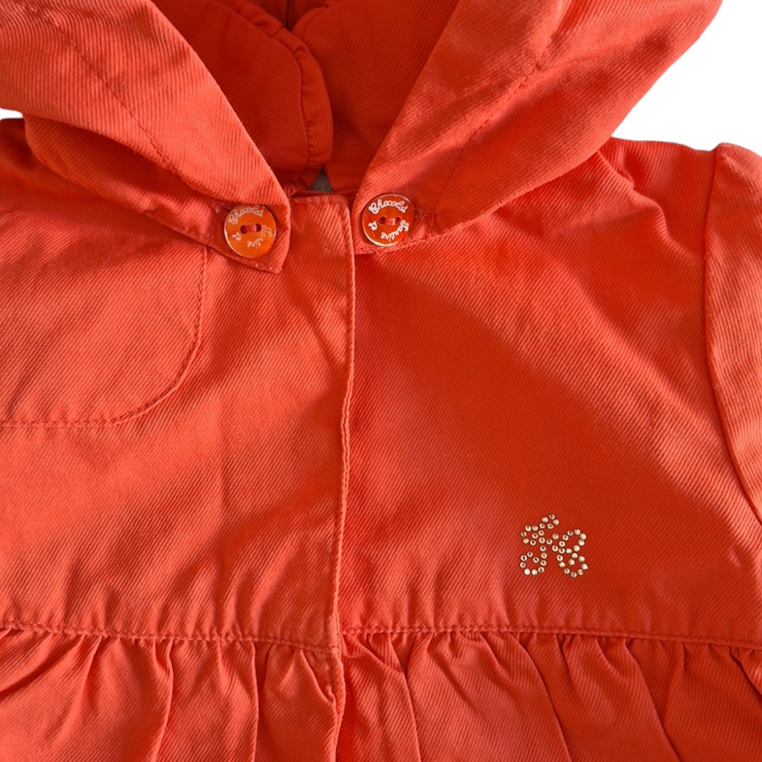 Tartine et Chocolat Trench Coat (18M) - Removable Hood - Preloved