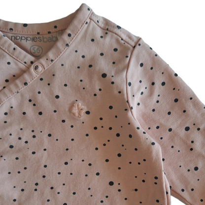 Pois onesie set &amp;amp; muts - 56CM