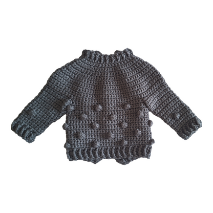 Handgemaakte gebreide set &amp;amp; rozen - 56CM