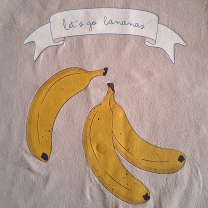 T-shirt met bananen - 12M