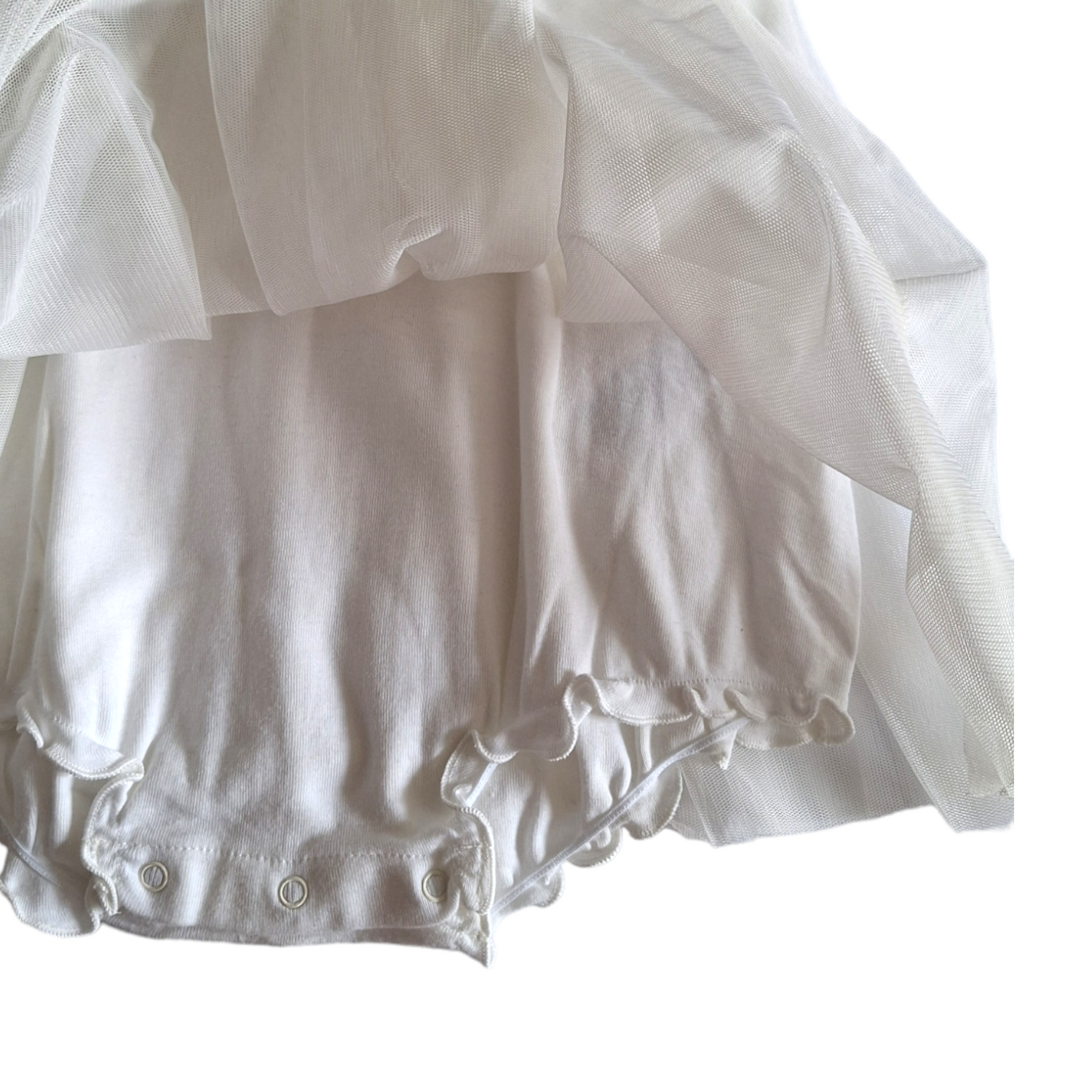 Petit Bateau Polka Dot Tulle Dress (18M) - Tweedehands (Zeer Goed)