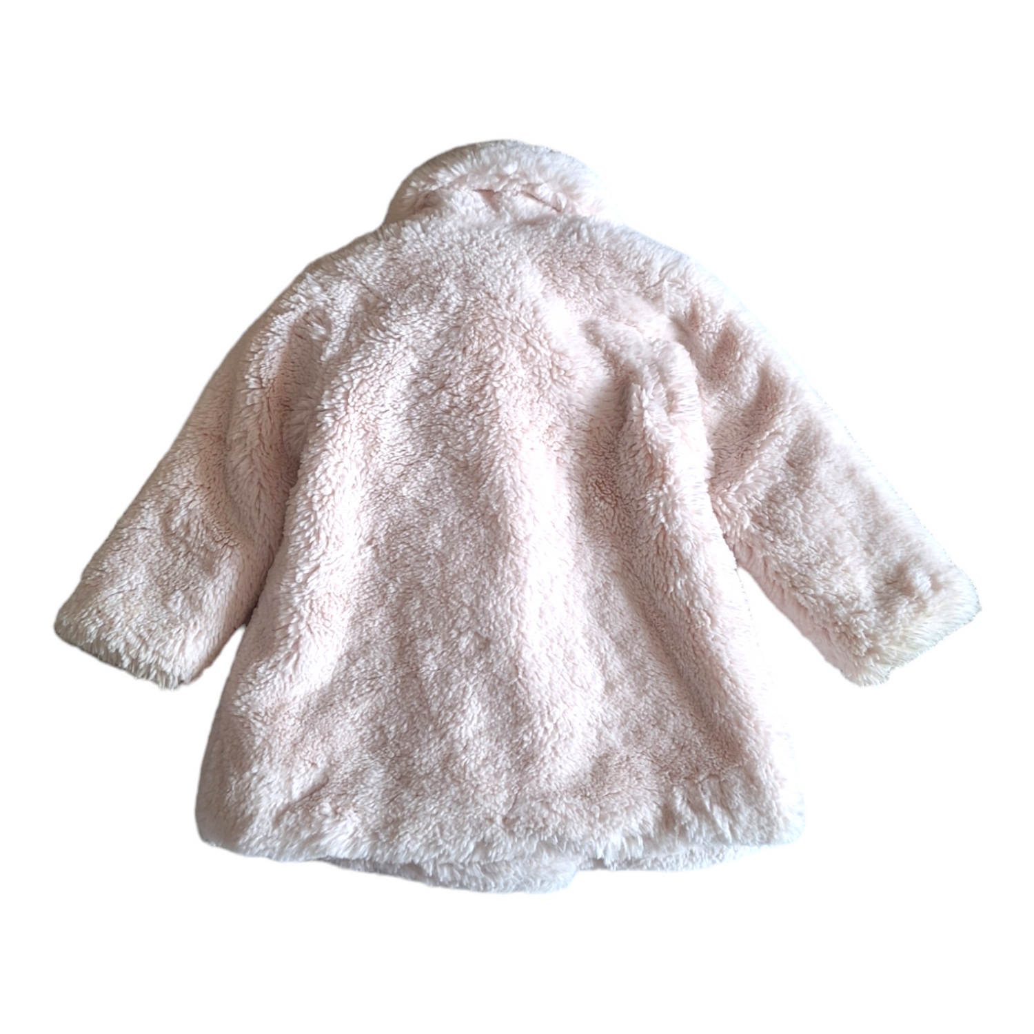 Furry coat gold button - 2Y