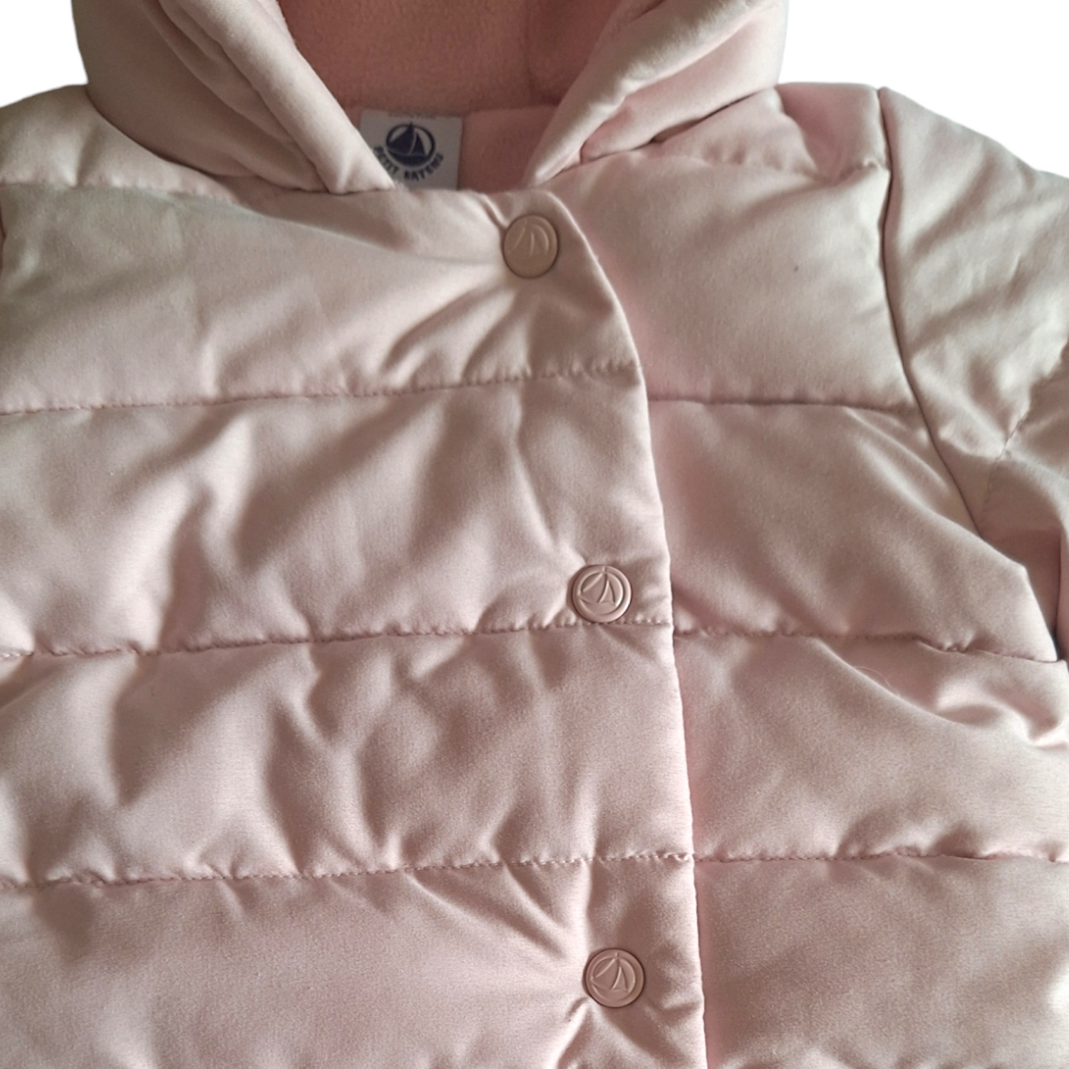 Puffer jacket with hood - 6M