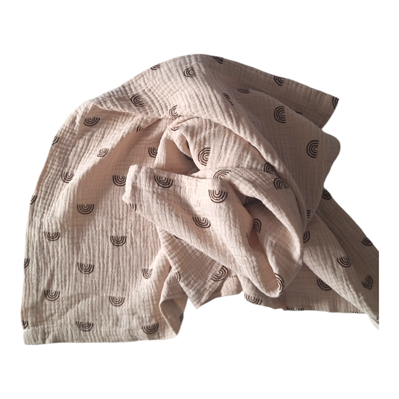 Set Baby blanket &amp; bed pocket holder rainbows