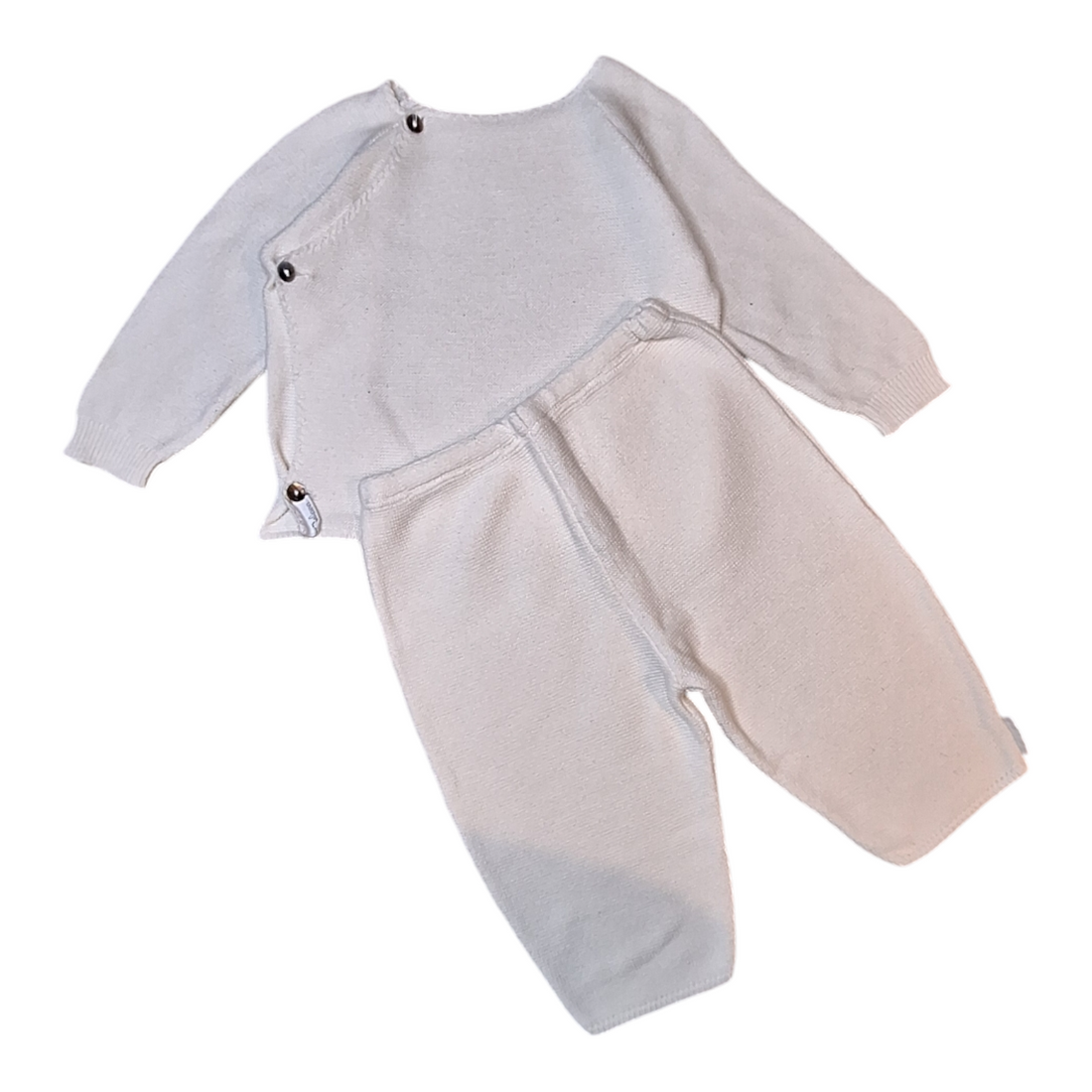 Knitted set cardigan and pants - 74CM