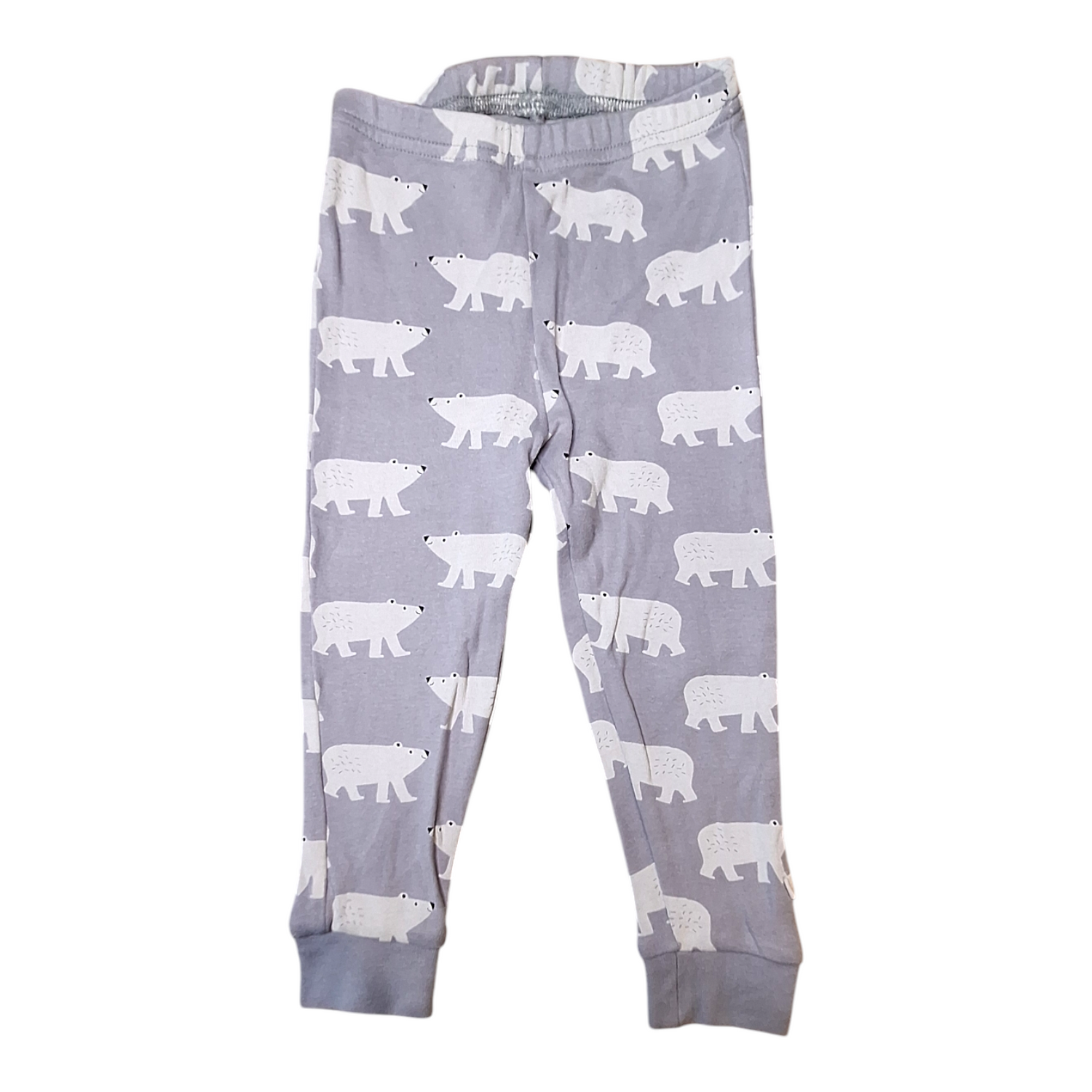 Set long sleeves &amp; pants pyjama white bears - 92CM