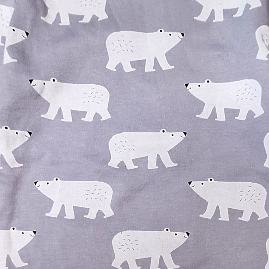 Set lange mouwen &amp;amp; broek pyjama witte beren - 92CM