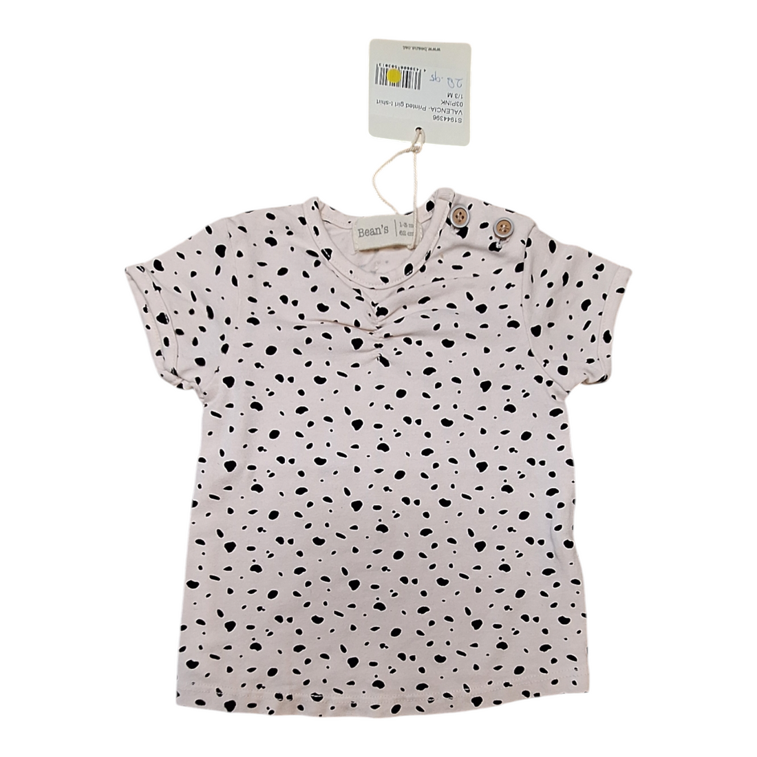 Organic Tshirt leopard - 62CM