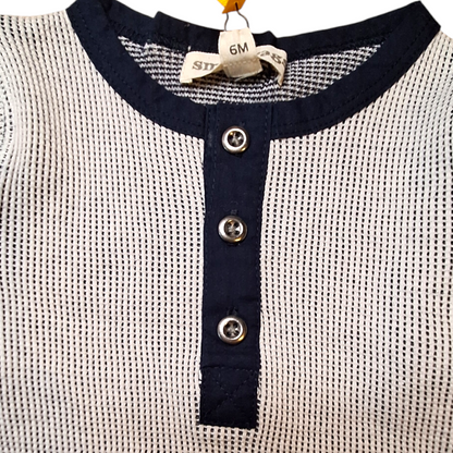 Long sleeves shirt with buttons - 68CM