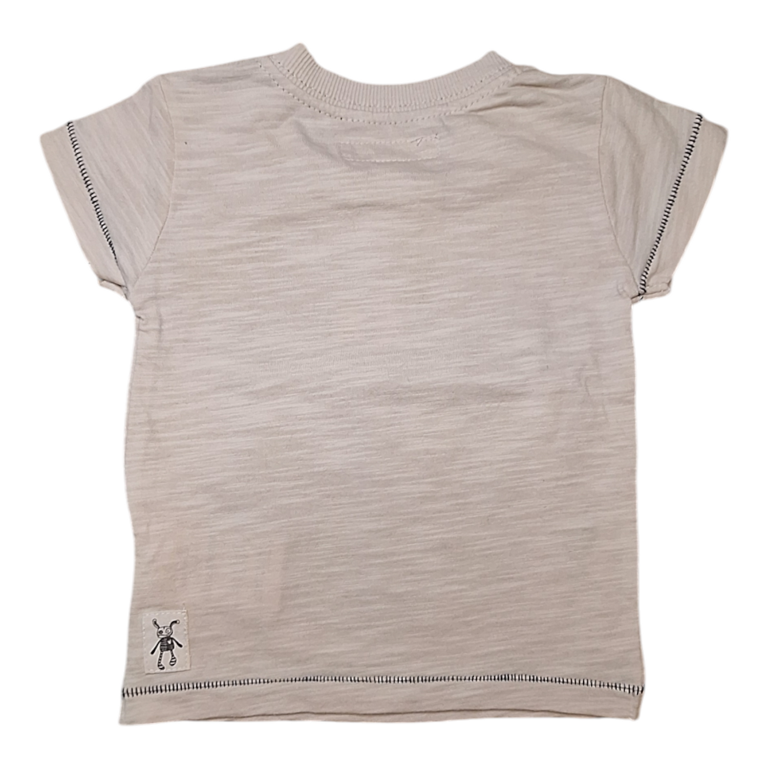 T-shirt blauw logo -68CM