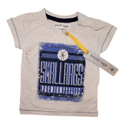 T-shirt blauw logo -68CM