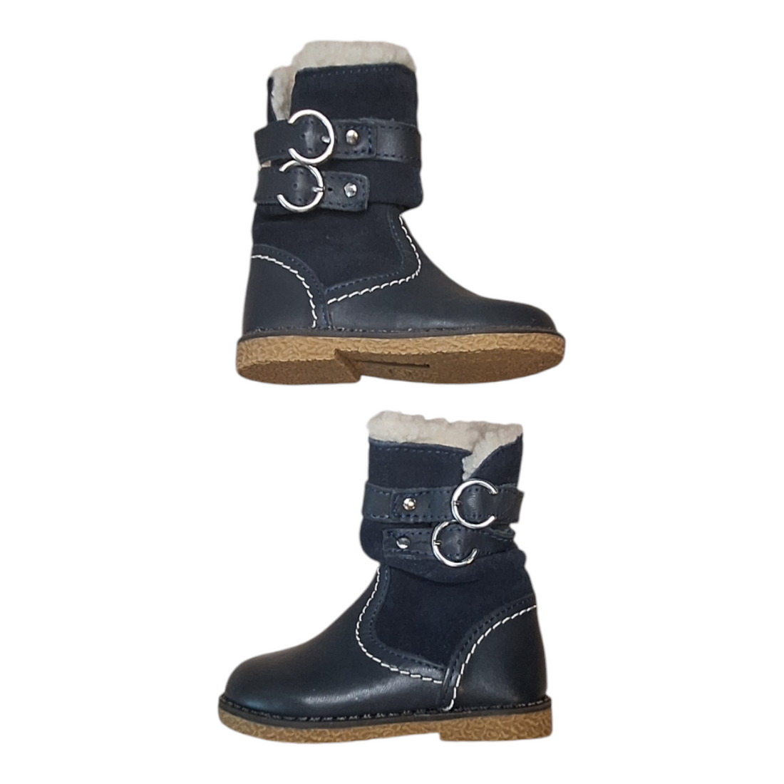 Leren laarzen met sherpa -20