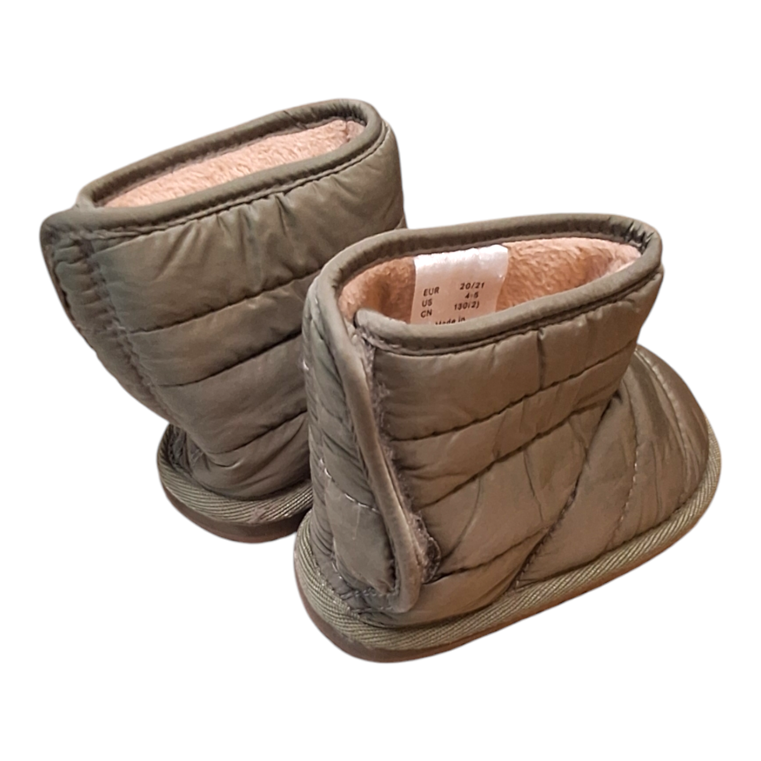 Quilted snow boots with fur - 20/21