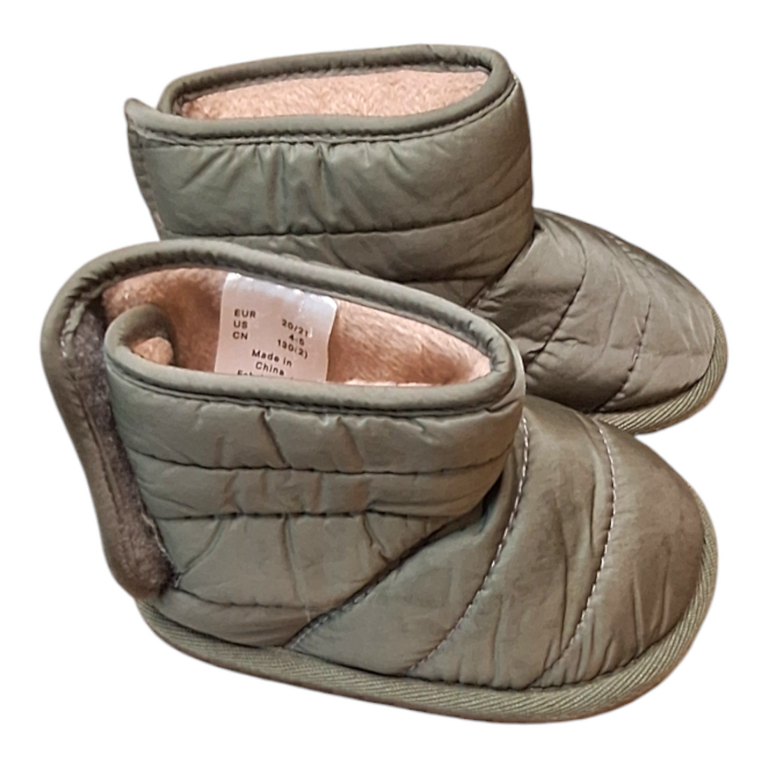 Quilted snow boots with fur - 20/21