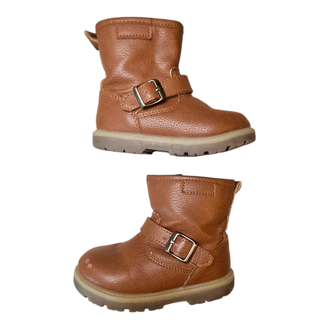 Brown boots with buckle - 22
