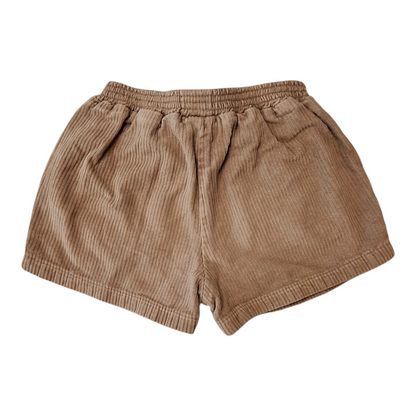 Geribbelde fluwelen shorts - 2Y