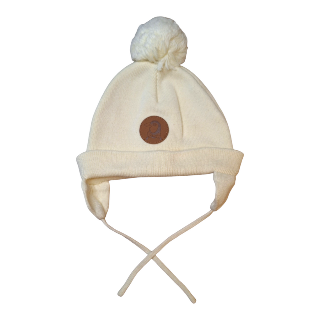 Beanie with ears and pompom - 1/4M