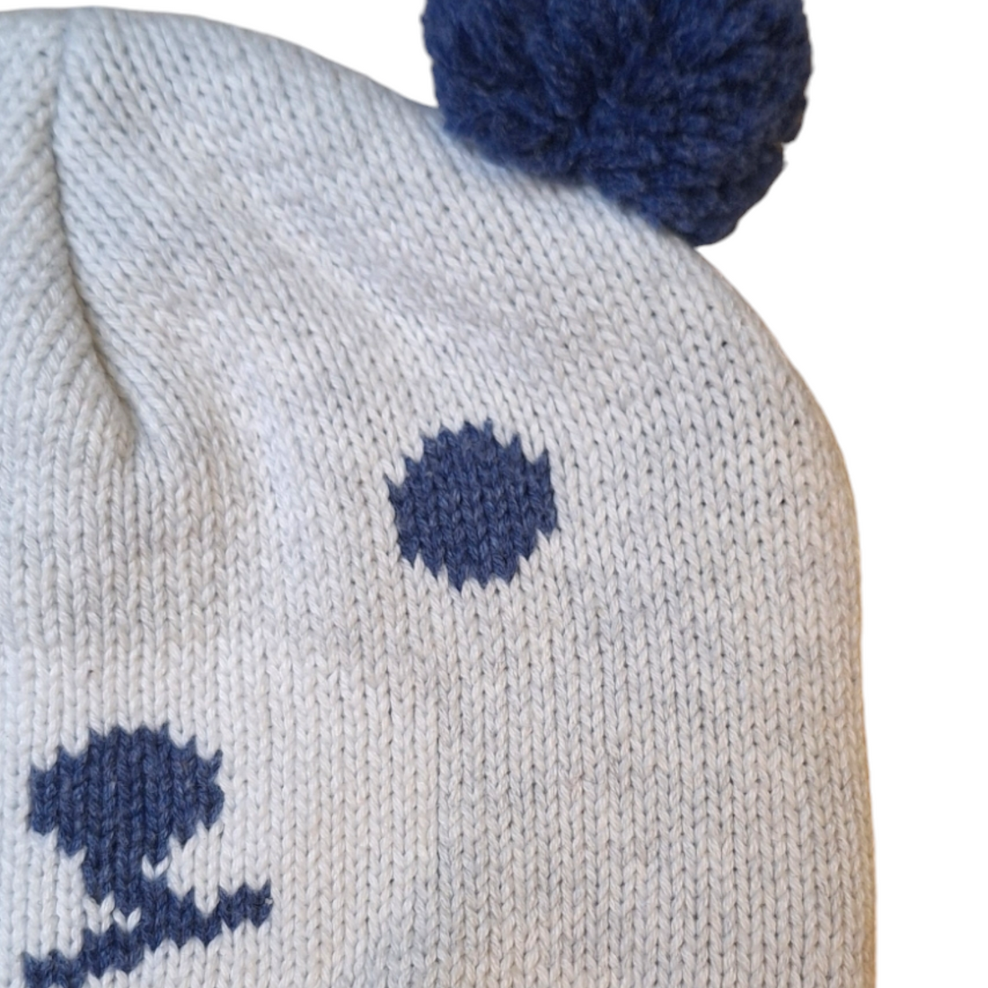 Beanie teddybeer pompons - 0/9M
