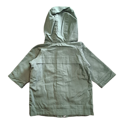 Hooded parka with pockets - 62CM