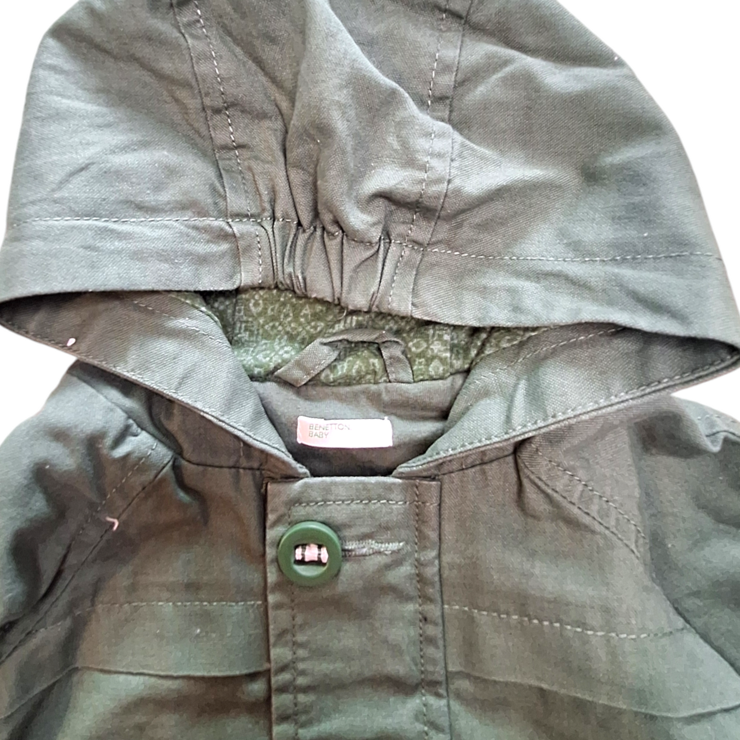 Hooded parka with pockets - 62CM