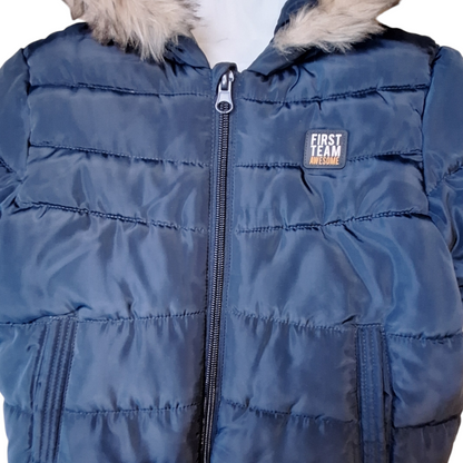 Pufferjack met bontcapuchon - 24M