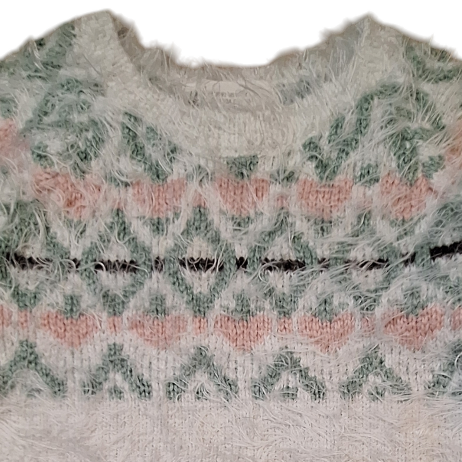 Furry sweater geometrics - 1/2Y