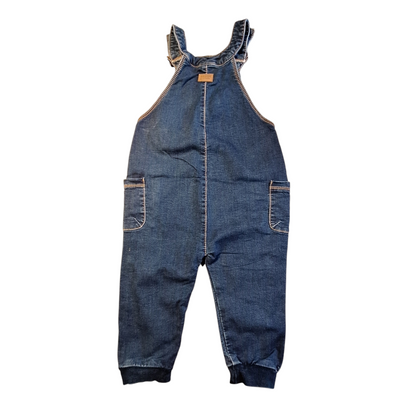 Donker denim Bassik overall - 24M