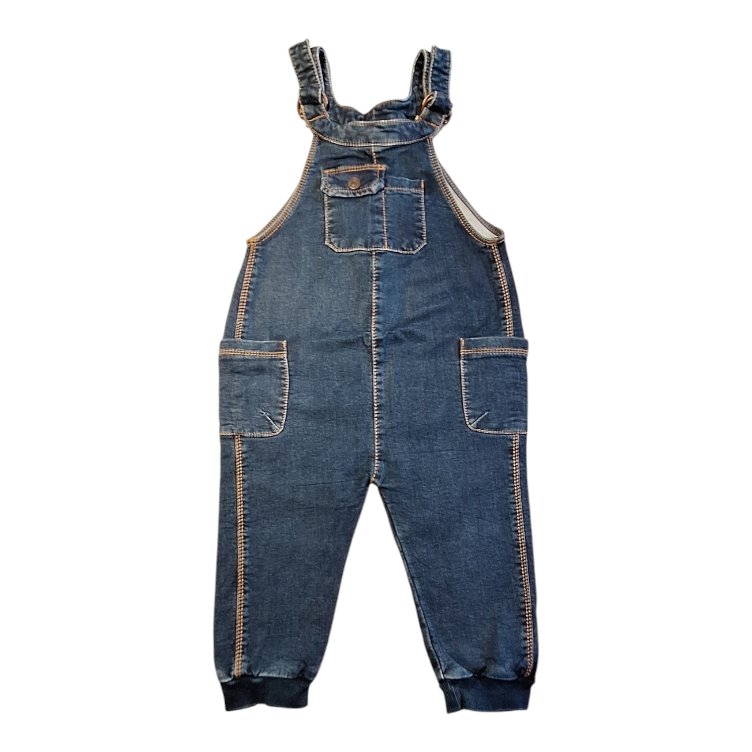 Donker denim Bassik overall - 24M