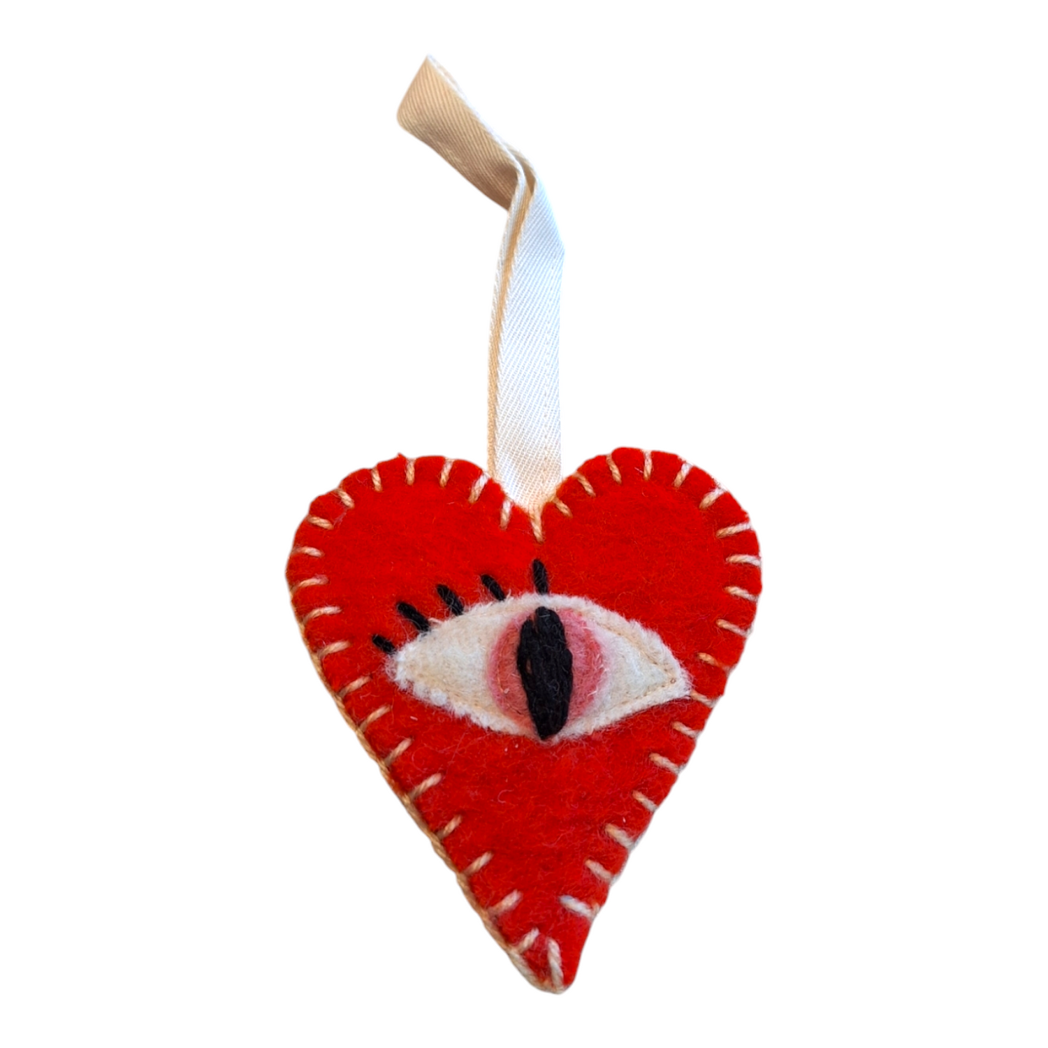 Sep7ember Upcycled Pacifier Cuddle Heart Eye