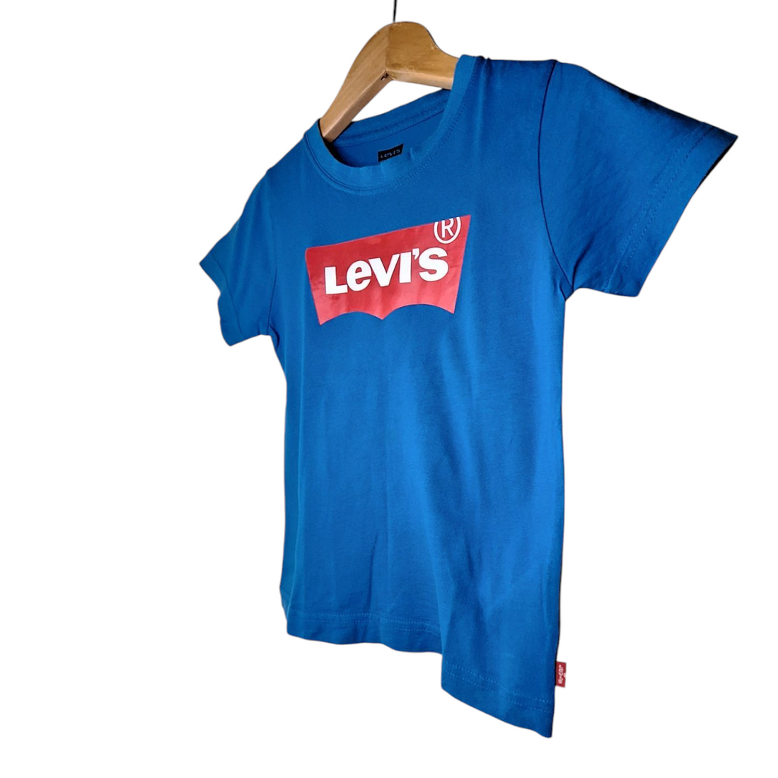 T-shirt red logo stripe - 5Y