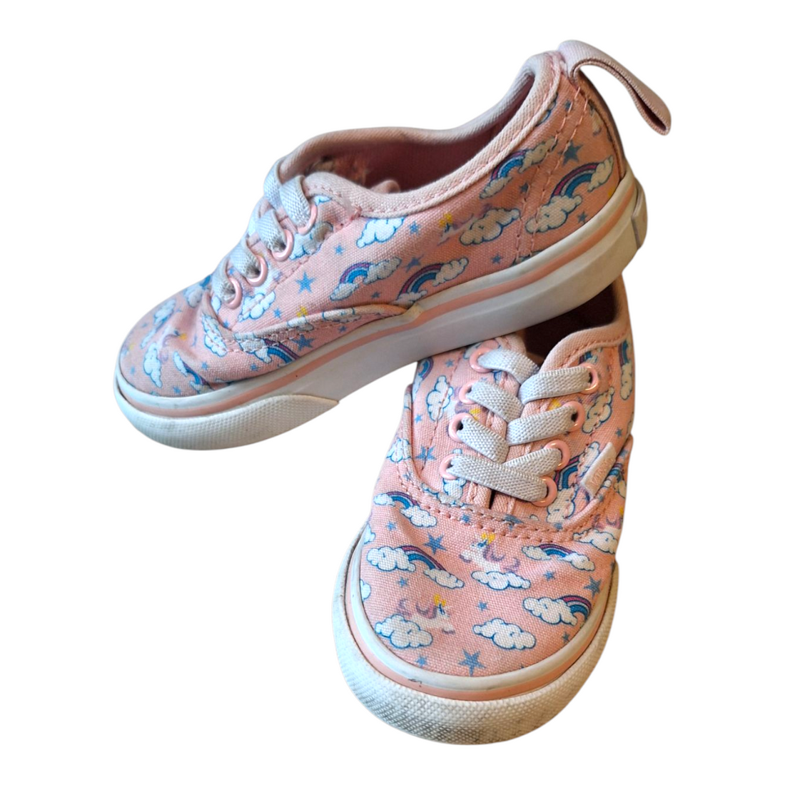 Vans Unicorn Elastic Lace Shoes (Size 24)