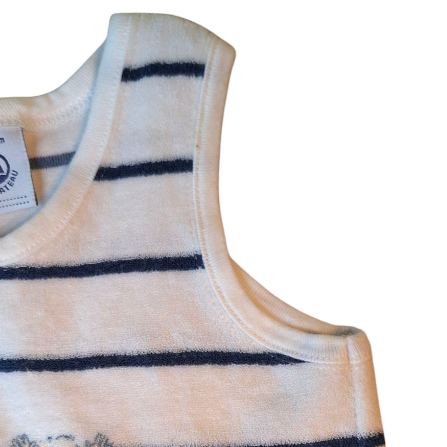 Petit Bateau terry cloth onesie playsuit - 6M