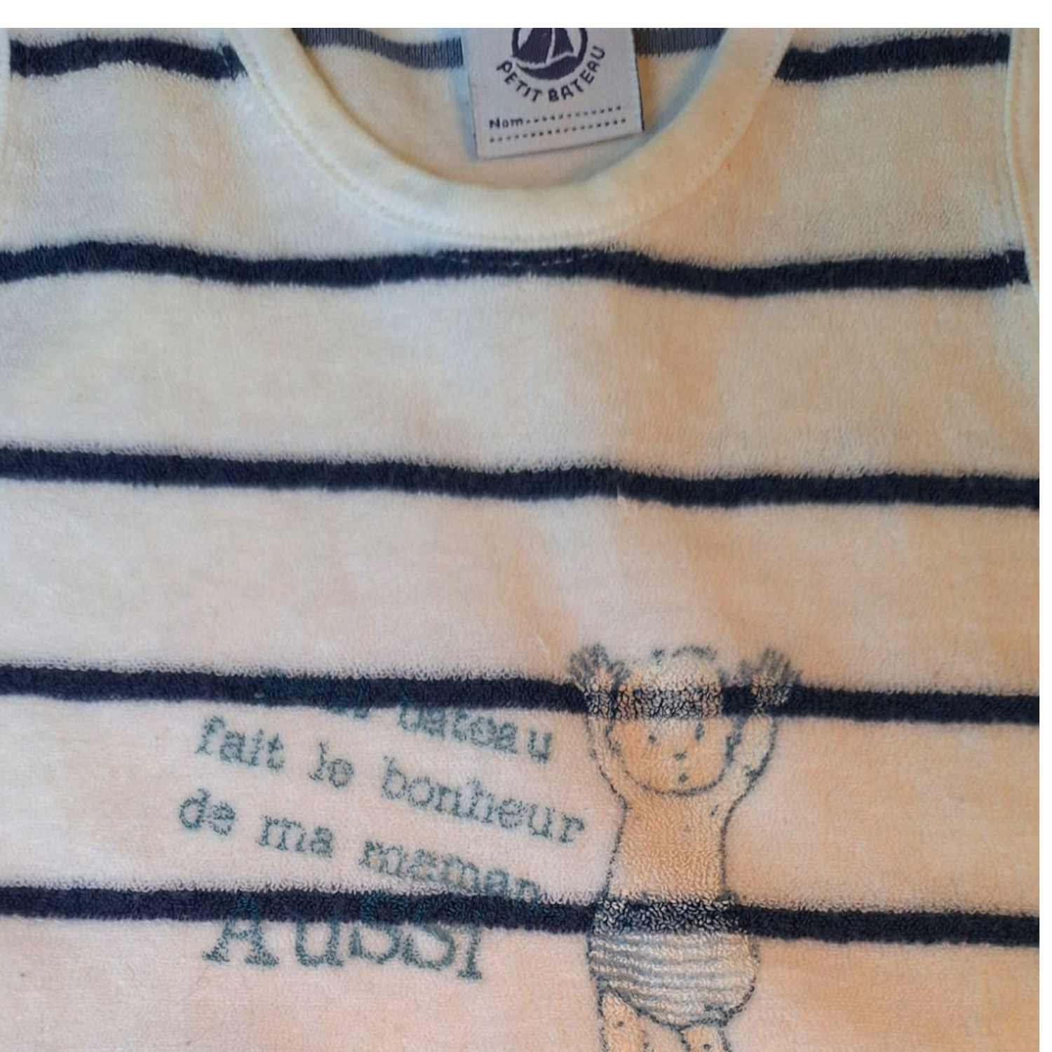 Petit Bateau terry cloth onesie playsuit - 6M