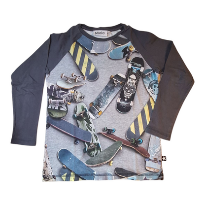 Molo shirt long sleeves skates - 116CM