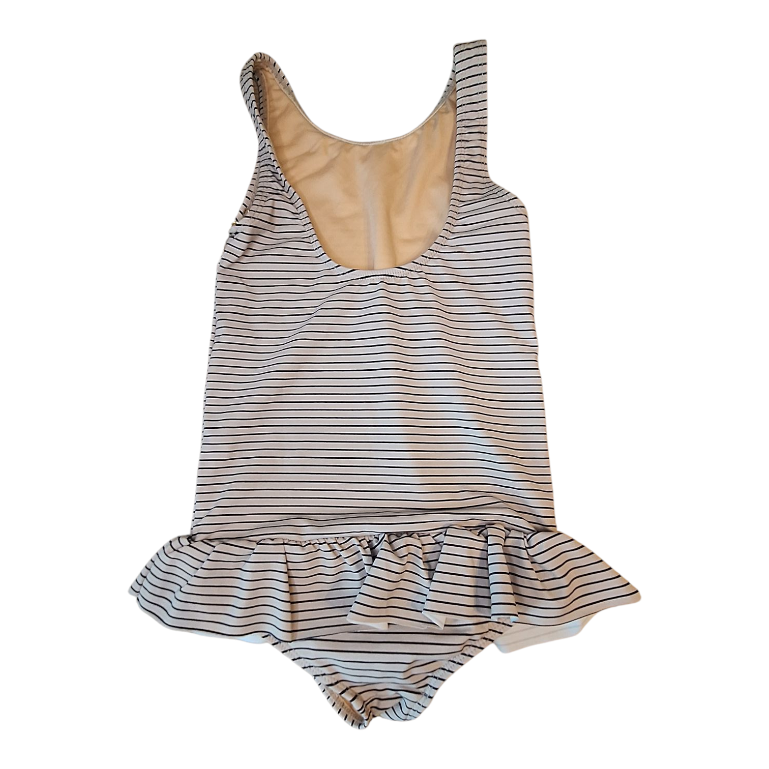 Konges Sløjd striped swimsuit ruffles - 6/7Y