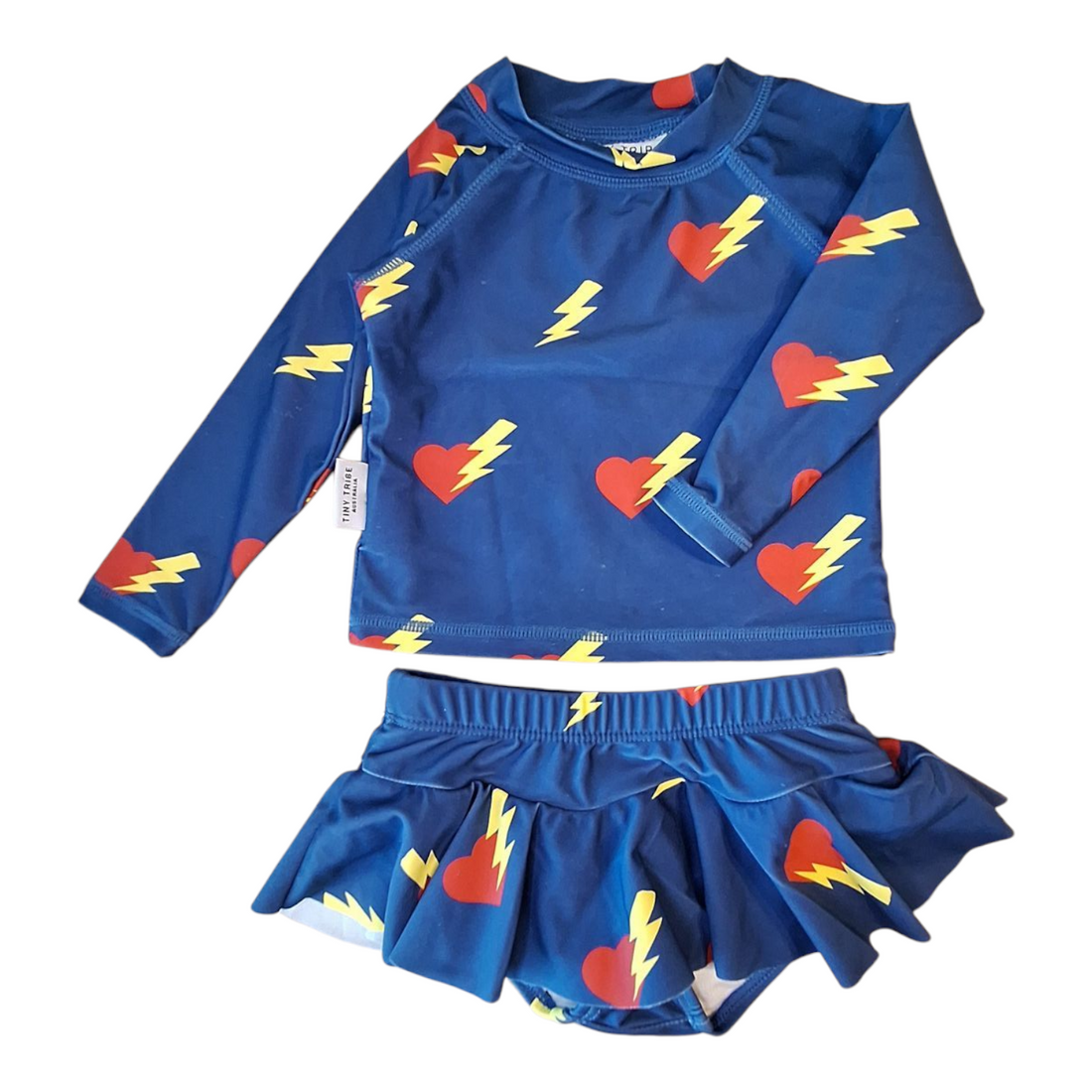Tiny Tribe UV proof set shirt &amp; panties - 9/12M