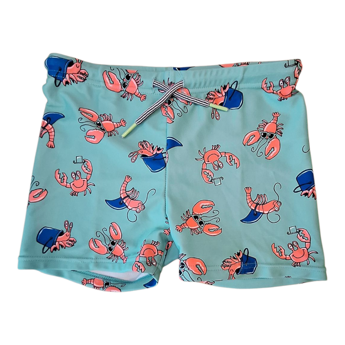 Hema swim shorts with lobsters - 7/8Y