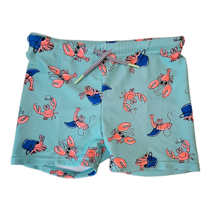 Hema swim shorts with lobsters - 7/8Y